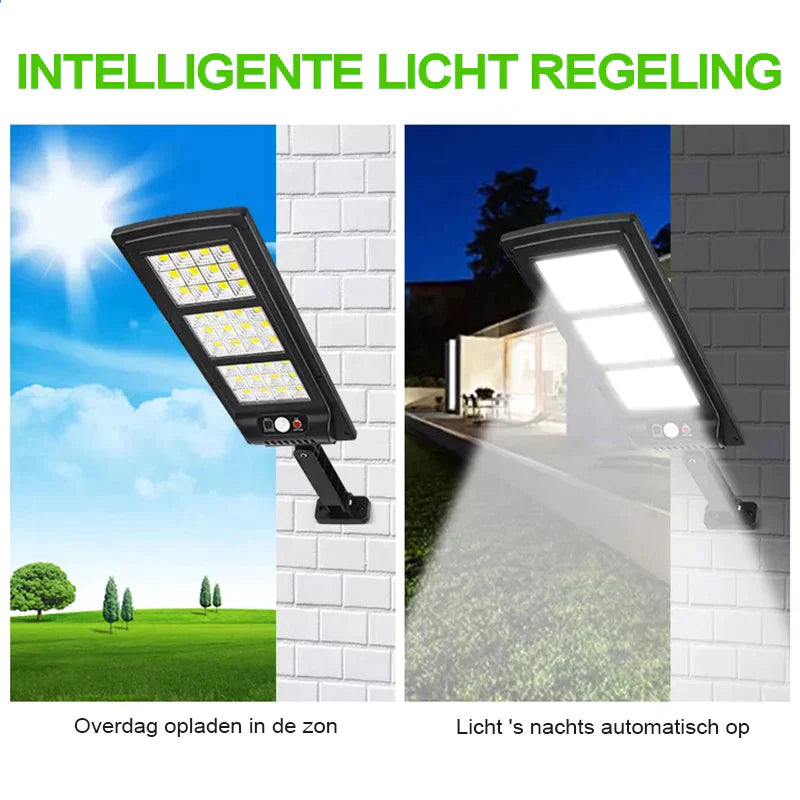 Luvikno | Trådløst LED Solsikkerhetslys - 100% Solenergi!