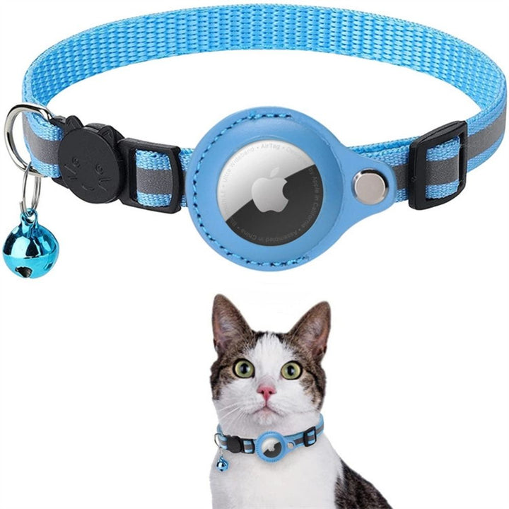 Luvikno | Katt GPS Tracker Krage med Hurtigfrigjøring og Reflekterende Design for Forbedret Natt Synlighet