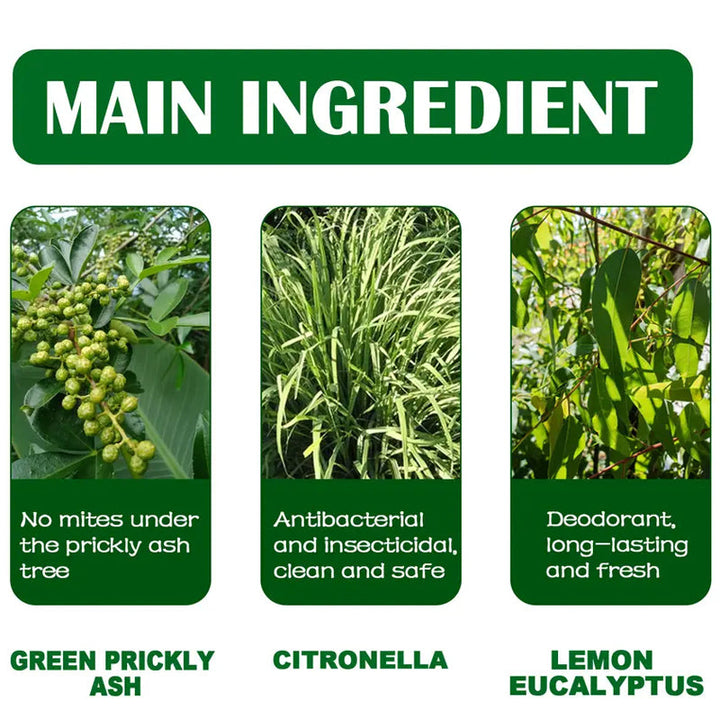 Grønn Prickly Ash Spesiell Effekt Mite Fjerner Spray | Luvikno