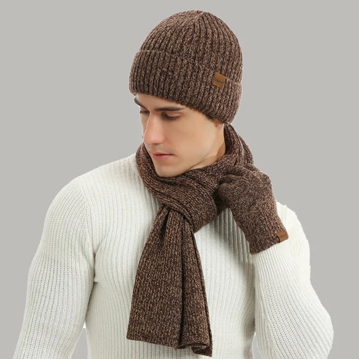 ArcticStyle – Trendy Vintersett med Lue og Vanter Luvikno