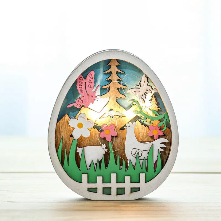 Treasure påske dekorasjon med LED lys | Luvikno