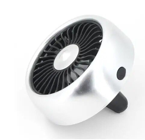 USB Bil Ventilator med 3 Hastigheter & Fargerik LED Lys | Luvikno