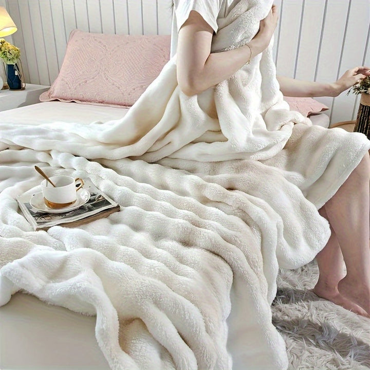 SnuggleFleece – Luksusmyk teppe for alle sesonger Luvikno