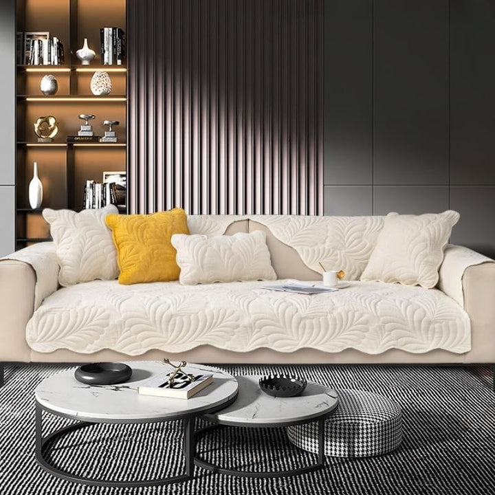 Leaf Cotton Mat Anti-scratch Protective Couch Cover 70x210 | Luvikno