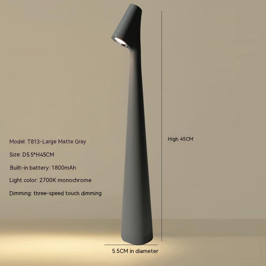 Bordlampe Moderne Rød Metall LED Lys Luvikno