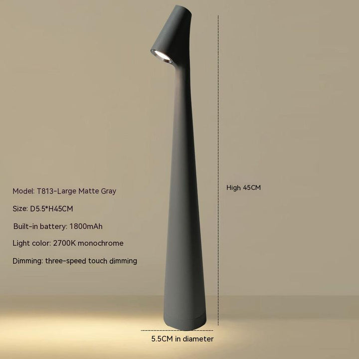 Bordlampe Moderne Rød Metall LED Lys Luvikno