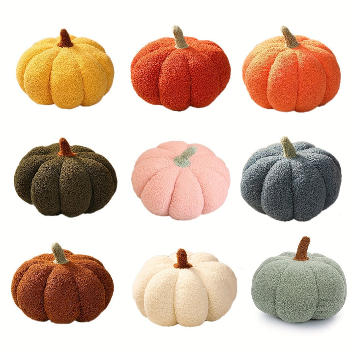 Myk Plush Gresskarpute - Dekorativ Videospill Plush Leketøy for Barn 0-3 År, Perfekt for Halloween | Luvikno