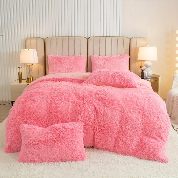 Luvikno | Ultra Soft Plush Duvet Cover Set with Zipper - Luksus & Komfort