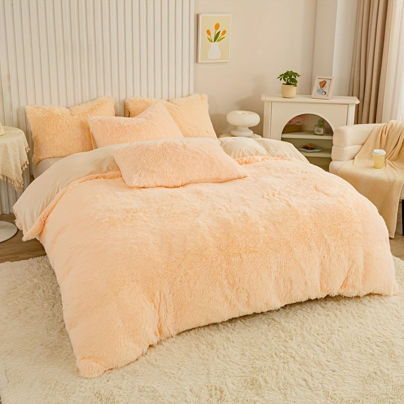 Luvikno | Ultra Soft Plush Duvet Cover Set with Zipper - Luksus & Komfort