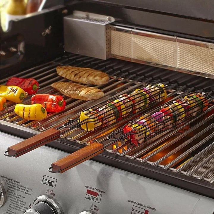 Gjenbrukbare Kabob Grill Kurver | Luvikno
