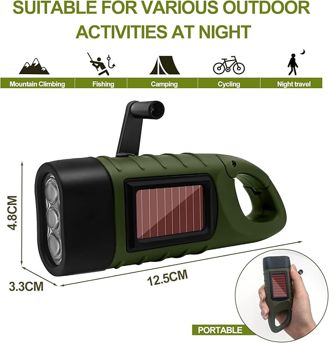 BrightTrail Solar-Kurv-LED-Lommelykt | Luvikno