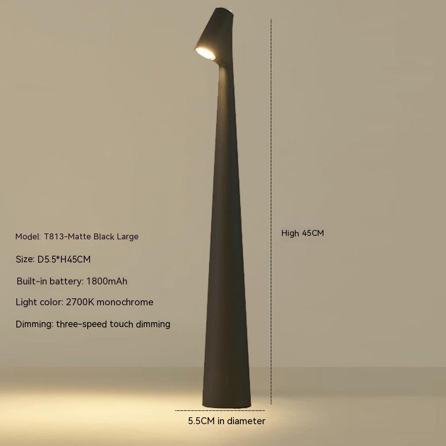 Bordlampe Moderne Rød Metall LED Lys Luvikno
