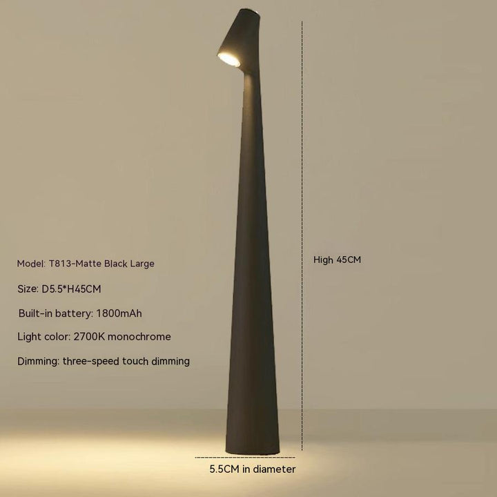 Bordlampe Moderne Rød Metall LED Lys Luvikno