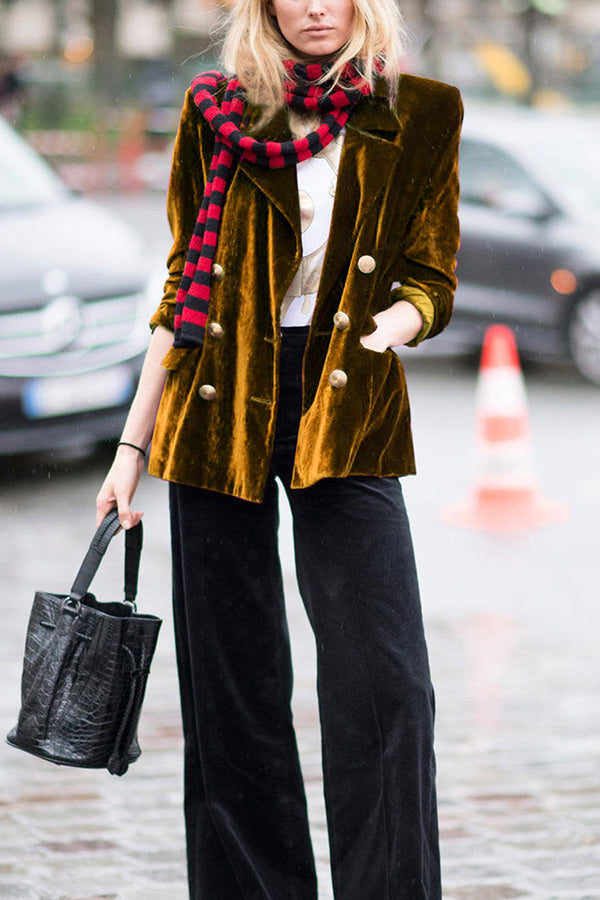 Luvik | Samt Temperament Party Naisille Midimekko Bleiseri