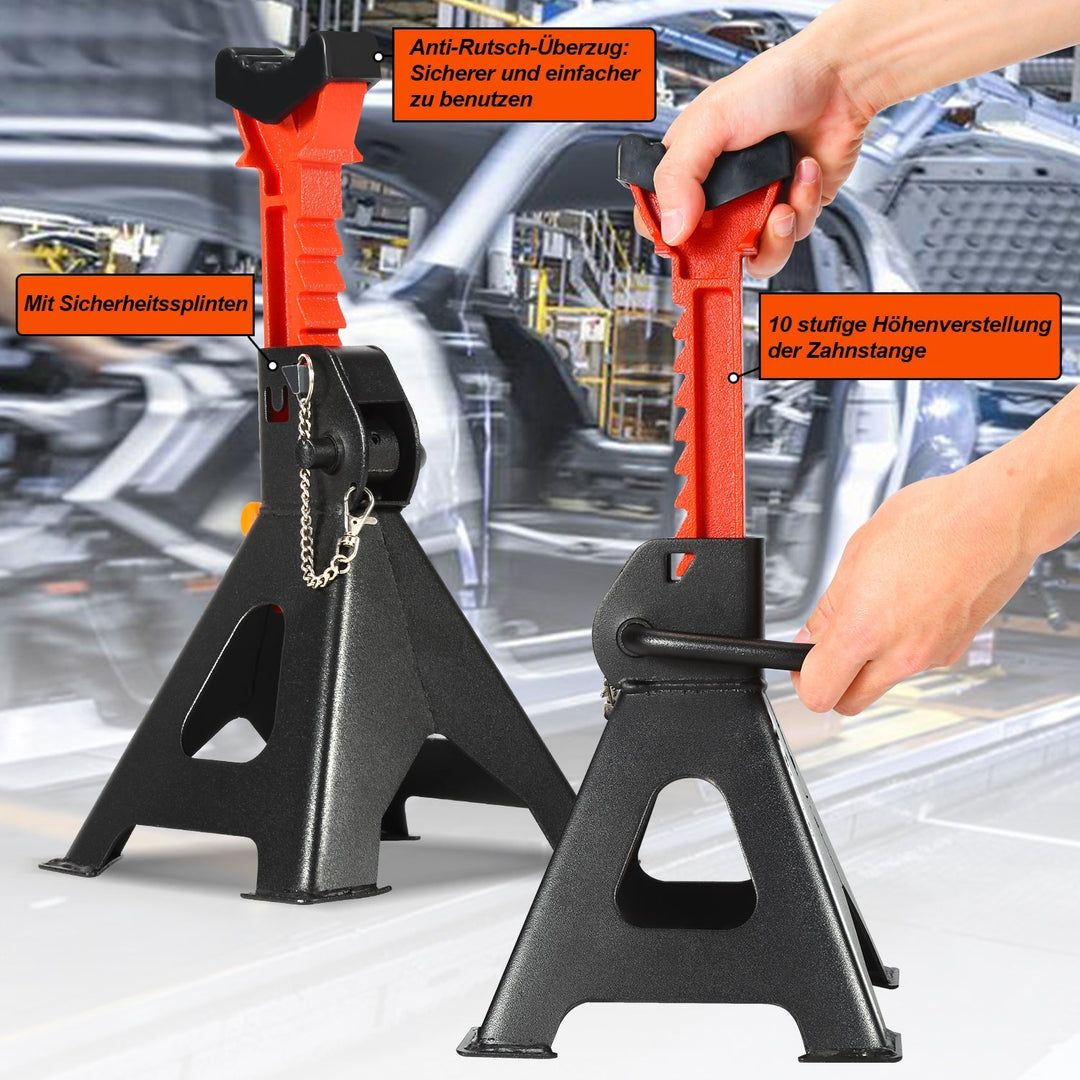 Heavy Duty Support Stand 3T 2 Pieces | Luvikno