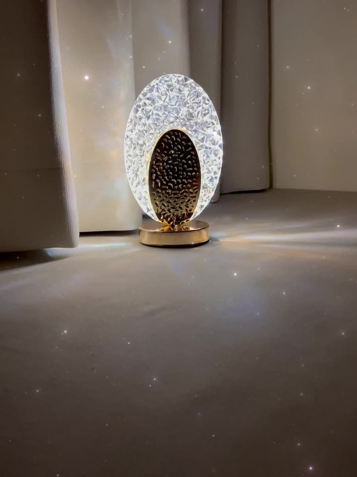 FeatherLamp - USB berøringsbordlampe med unikt fjærdesign Luvikno