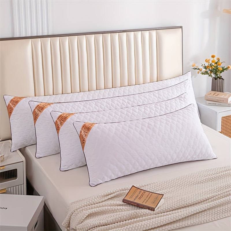 LuxurySoft - Ekstra Lang Hypoallergenisk Pute for Rygg- og Side-sovende, Myk og Pustende, Maskinvaskbar | Luvikno