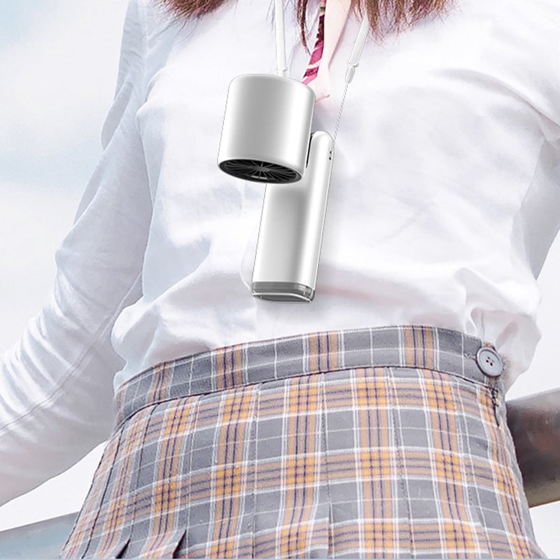 Folding Mini Håndholdt Høyhastighets USB Oppladbar Turbo Vifte | Luvikno