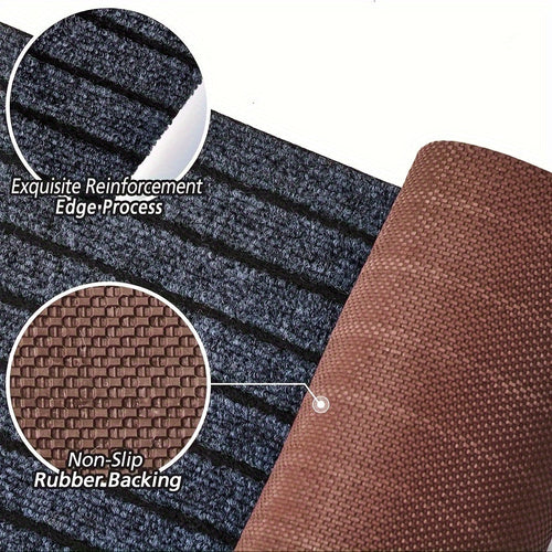 Non-slip Lang Løper - Vaskbar Teppett med Gummibakside for Innendørs og Utendørs | Perfekt for Hall og Balkong | Luvikno