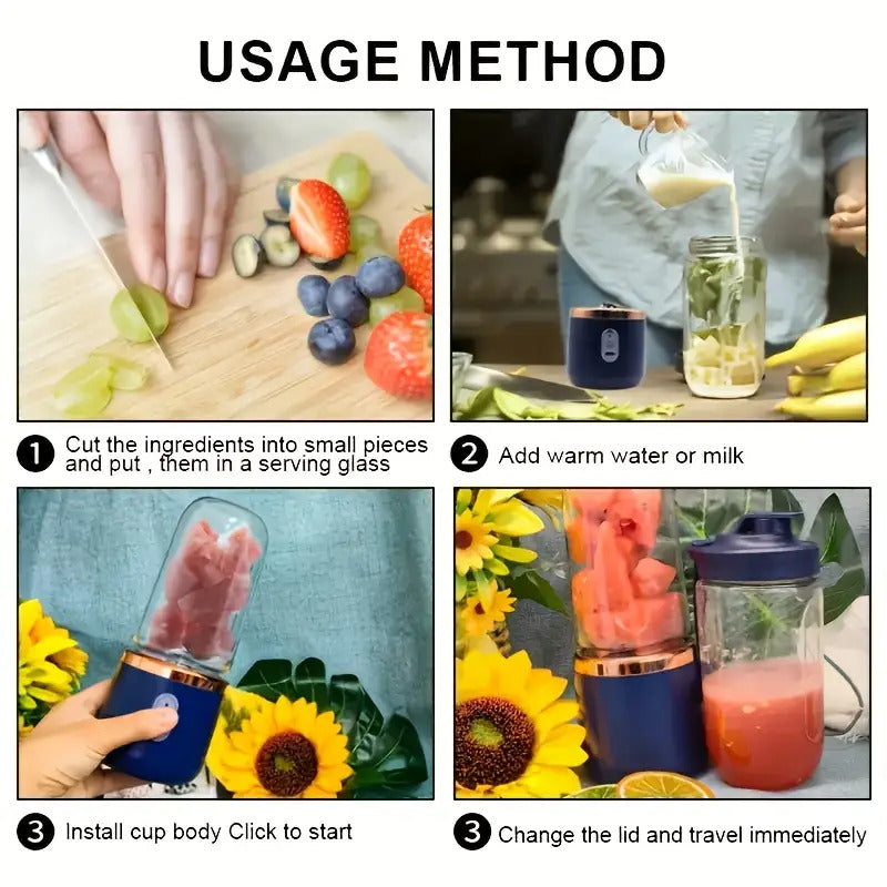 Bærbar Mini Smoothie Mixer | Luvikno