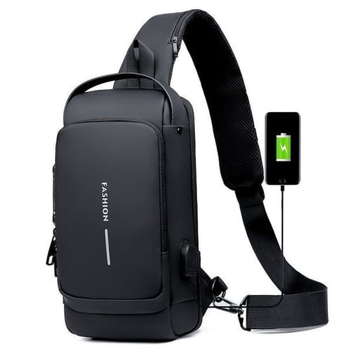 SecureGuard – Trendy Anti-innbrudd Crossbody Bag Luvikno