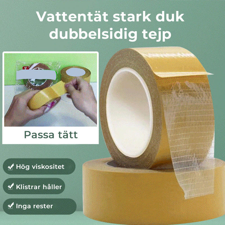 Luvikno | Fixarion Vanntett Dobbeltsidig Tape Ekstra Sterk | Residue-Fri & Rivestyrke | For Hjem, Verksted & DIY