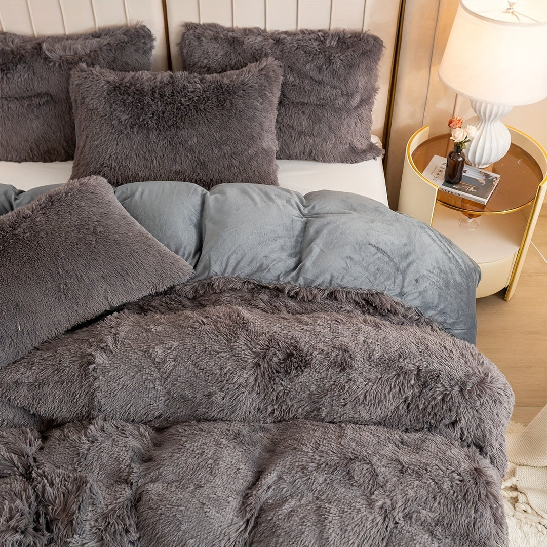 Luvikno | Ultra Soft Plush Duvet Cover Set with Zipper - Luksus & Komfort