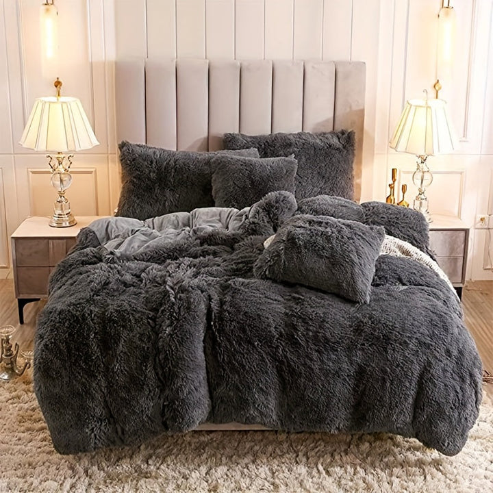 Luvikno | Ultra Soft Plush Duvet Cover Set with Zipper - Luksus & Komfort