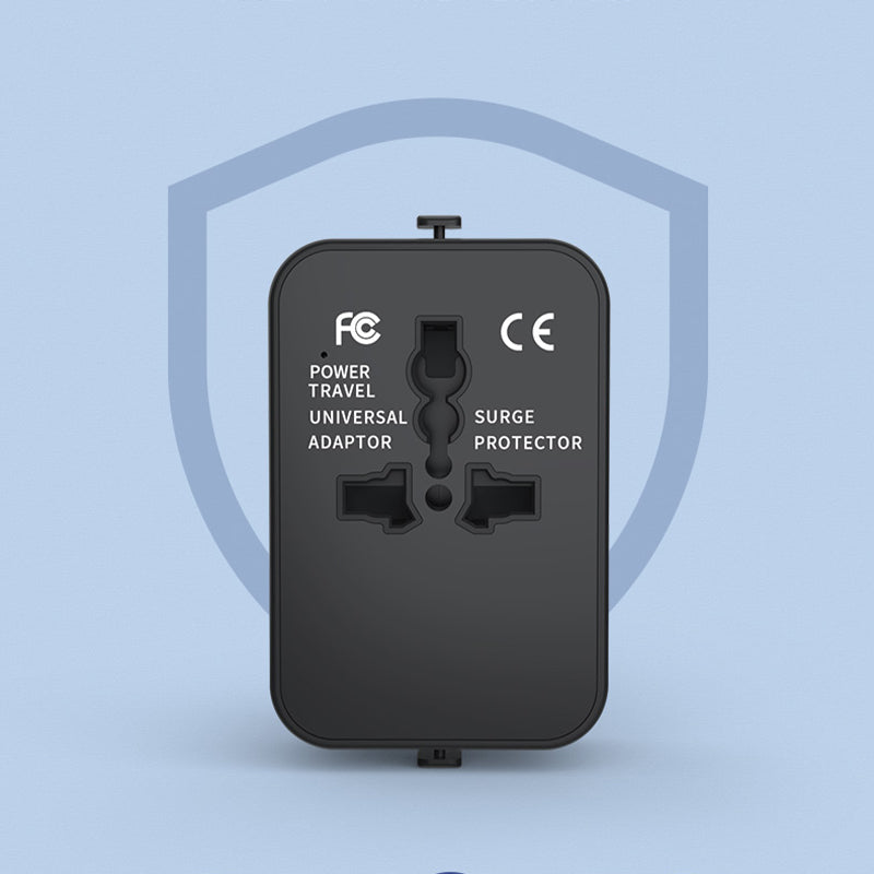 Universell reiseadapter med doble USB-porter | Luvikno