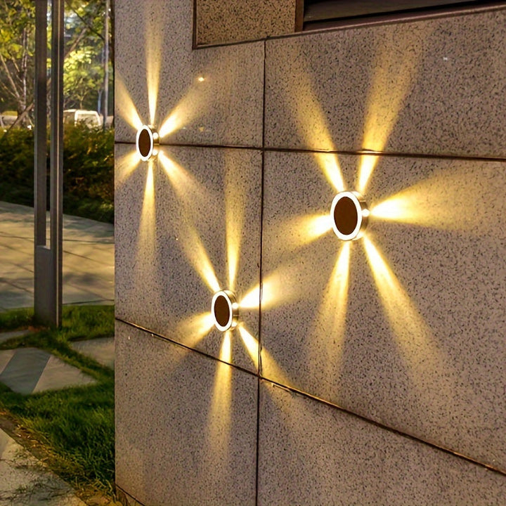 SolarGlow – 6 LED Hagebelysning Utendørs | Luvikno