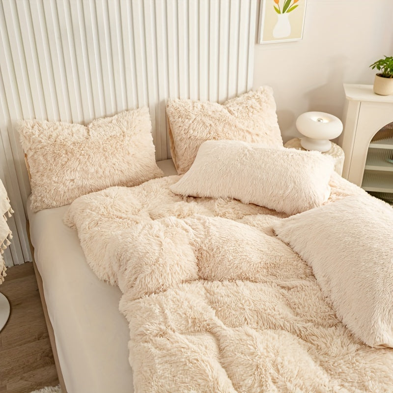 Luvikno | Ultra Soft Plush Duvet Cover Set with Zipper - Luksus & Komfort
