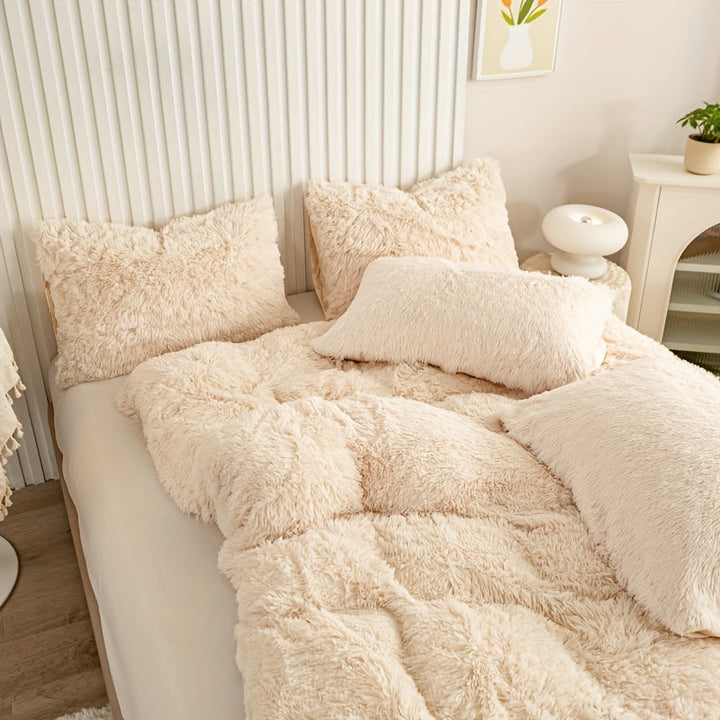 Luvikno | Ultra Soft Plush Duvet Cover Set with Zipper - Luksus & Komfort