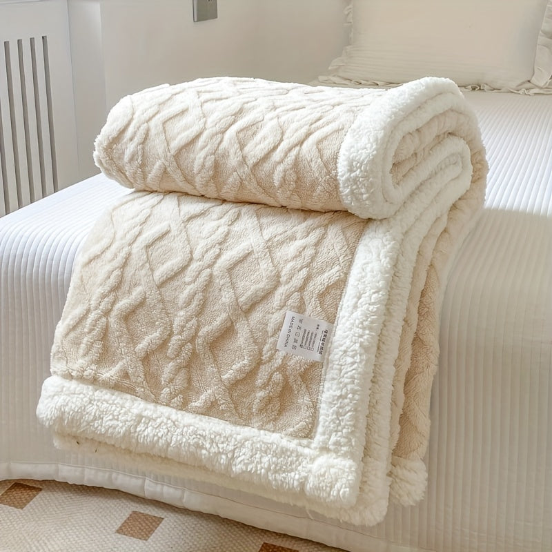 Luvikno | Stilig Vendbar Fleece Teppe for Ultimat Komfort og Varme