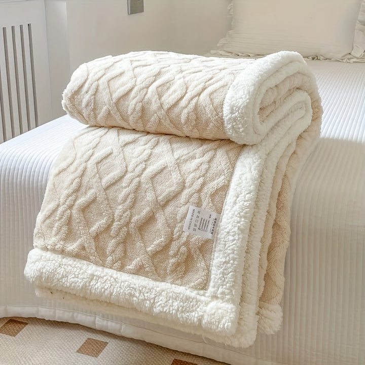 Luvikno | Stilig Vendbar Fleece Teppe for Ultimat Komfort og Varme
