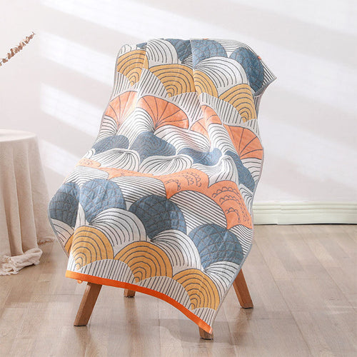 Skallprint Jacquard Bomull Håndkle 70x140cm | Luvikno