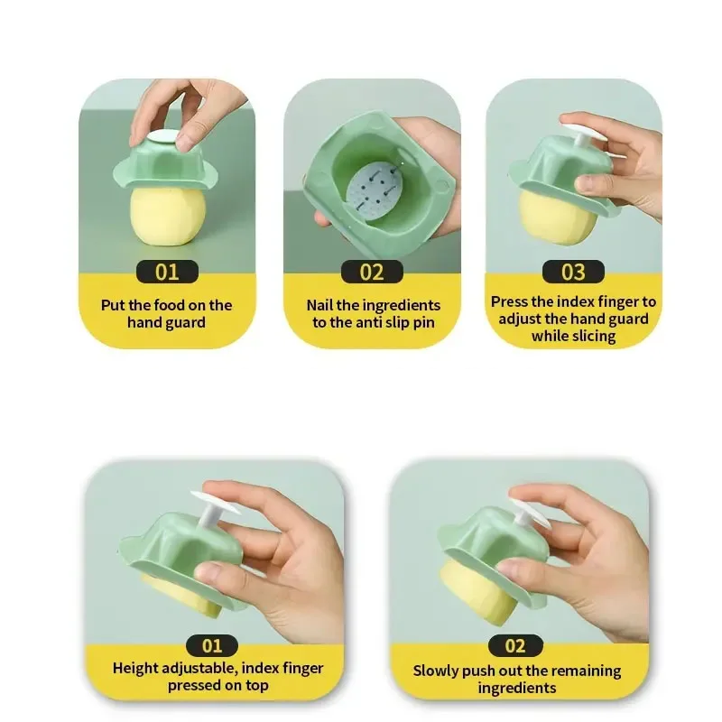 SlicePro – Multifunksjonell grønnsaks- og fruktskjærer med håndtak | Luvikno