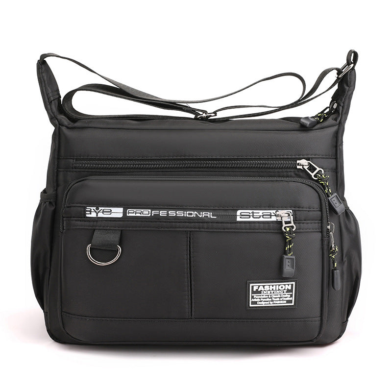 Herre messenger bag med flere lommer | Luvikno