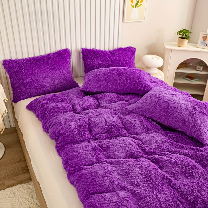 Luvikno | Ultra Soft Plush Duvet Cover Set with Zipper - Luksus & Komfort