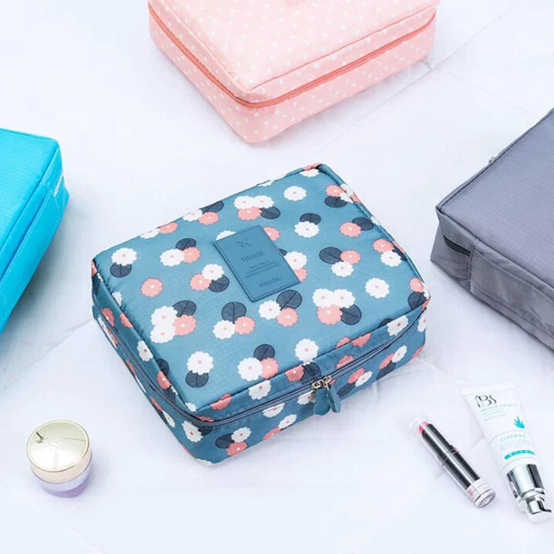 Multifunksjonell Kvinner Makeup Kosmetisk Reise Pouch Luvikno