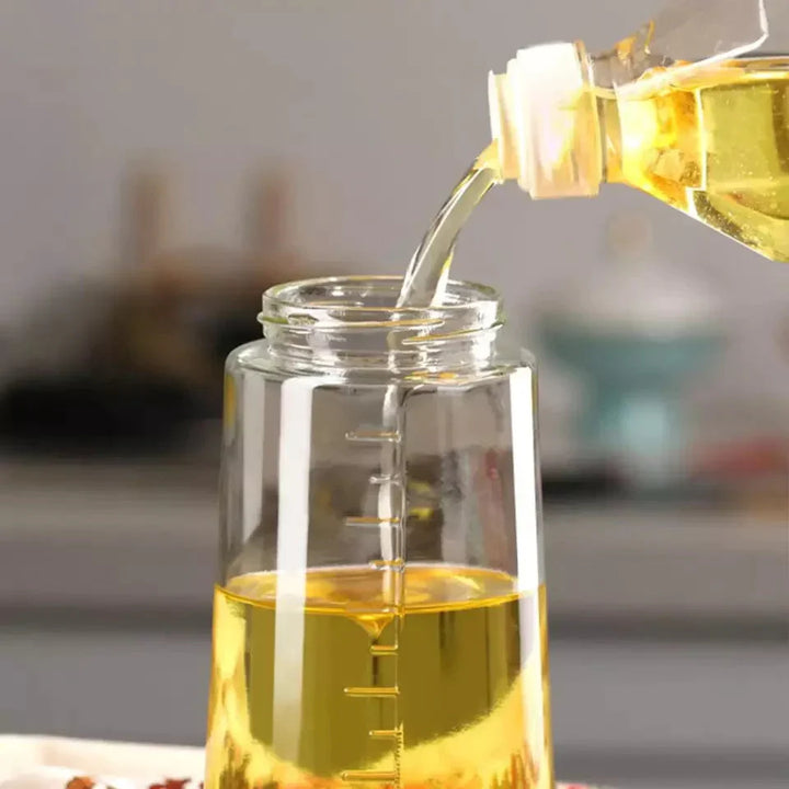 Olje Flaske Med Automatisk Flip Lokk 600ml Luvikno