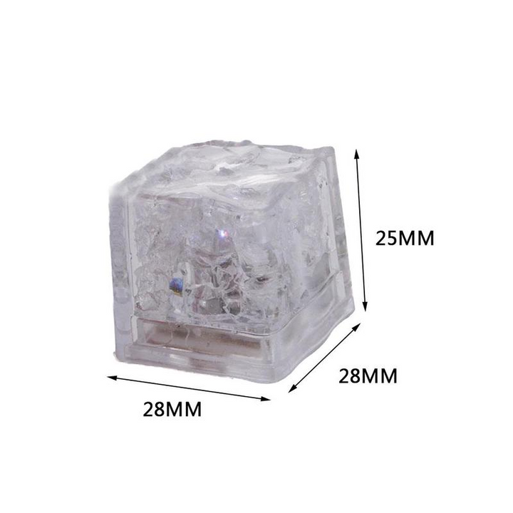 Fargerike vannaktiverte LED-isbiter | Luvikno