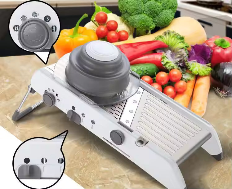 Multi-functional vegetable chopper, slicer, grater & salad maker Luvikno