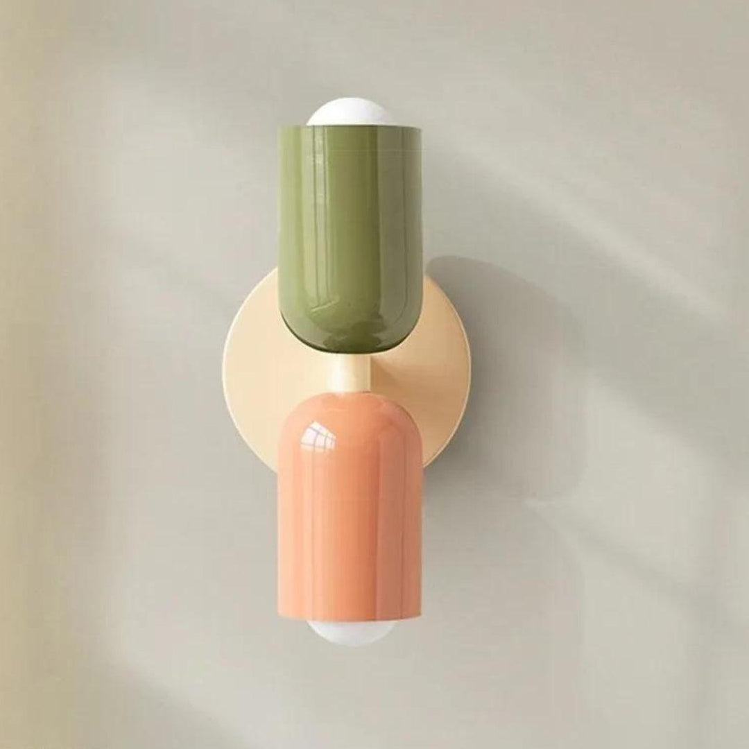 Luvikno | Vegglamper Moderne Glass Dobbel Skygge Lampe