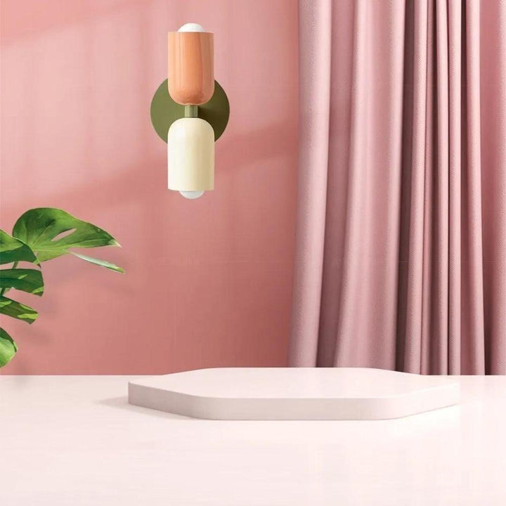Luvikno | Vegglamper Moderne Glass Dobbel Skygge Lampe