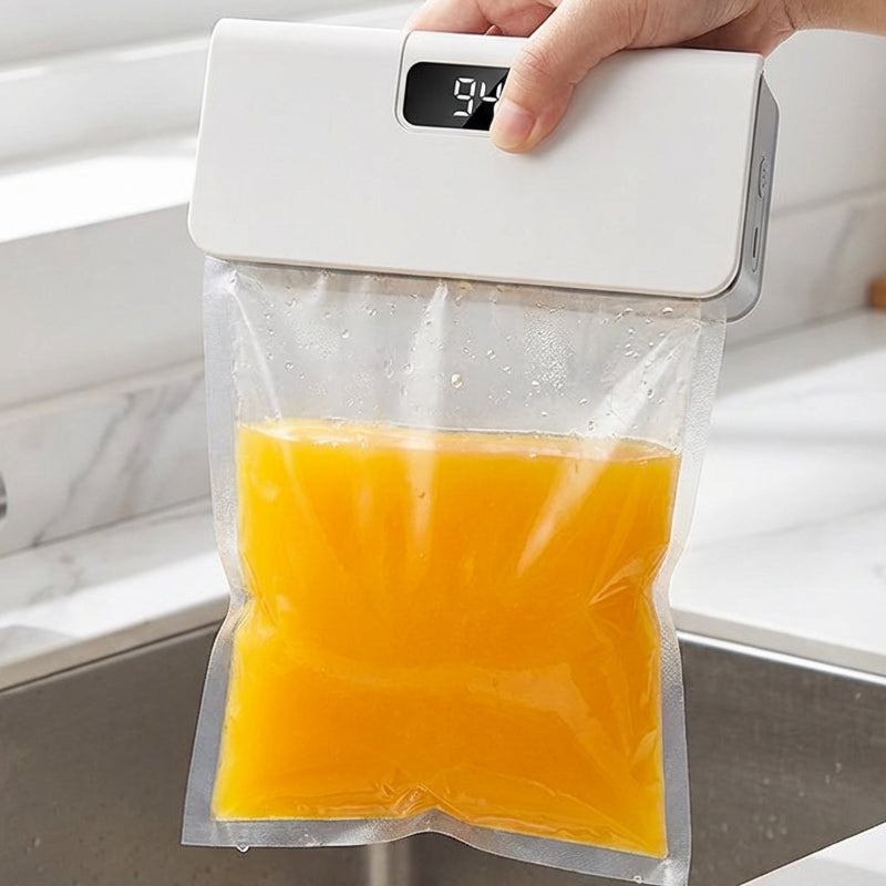 FreshSeal Pro Bag Sealer med Kuttefunksjon | Luvikno