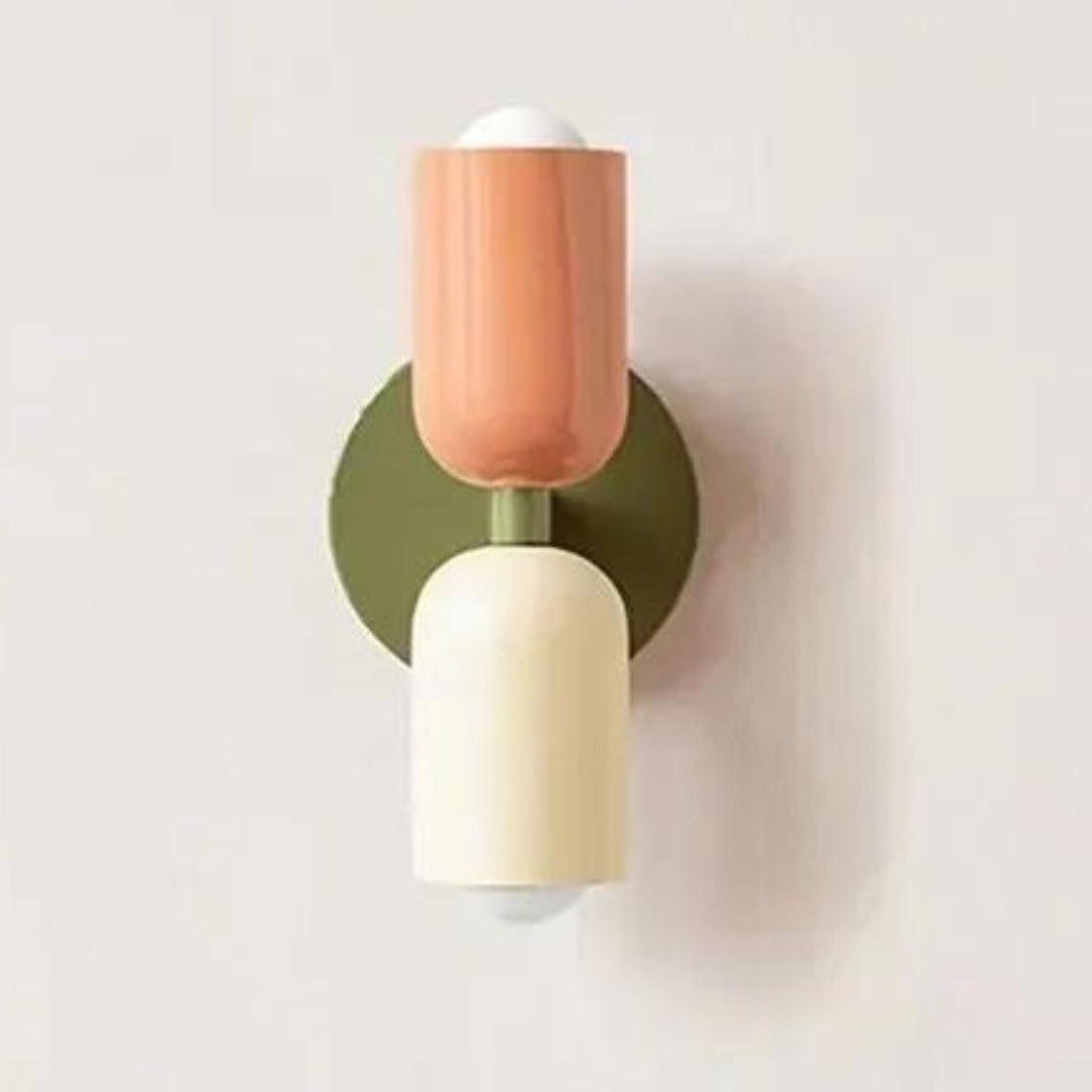 Luvikno | Vegglamper Moderne Glass Dobbel Skygge Lampe
