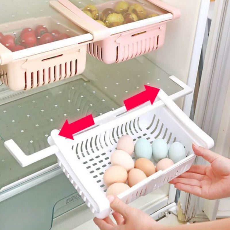 FridgeMaster Pro — Endelig orden og mer plass for favorittmaten din i kjøleskapet! (2 stk) | Luvikno