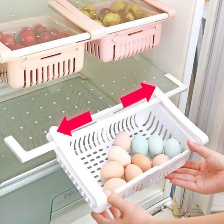 FridgeMaster Pro — Endelig orden og mer plass for favorittmaten din i kjøleskapet! (2 stk) | Luvikno