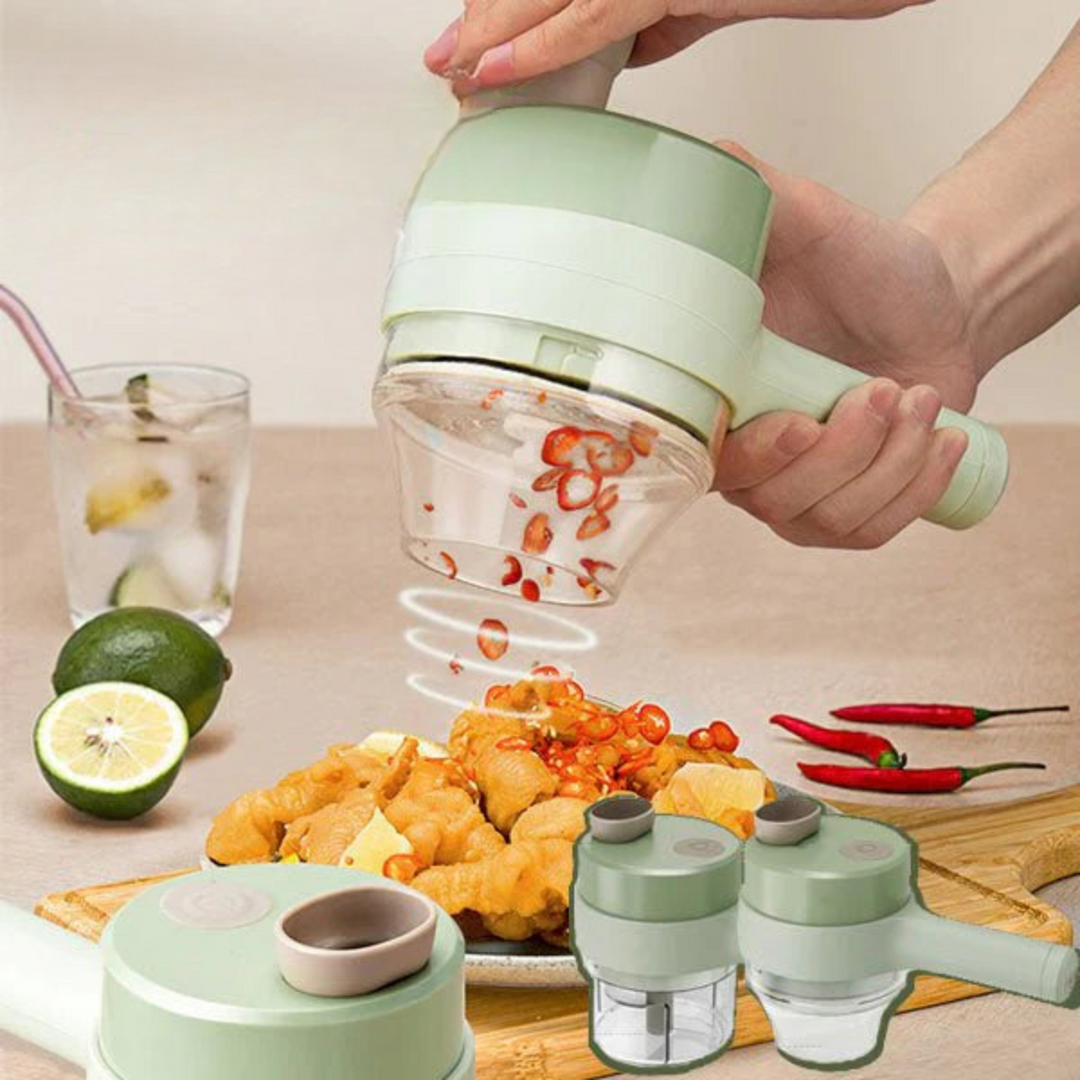 4-i-1 Turbo Kitchen Rocket — Revolusjoner ditt kjøkken og nyt lynrask frihet fra hakkestress! | Luvikno