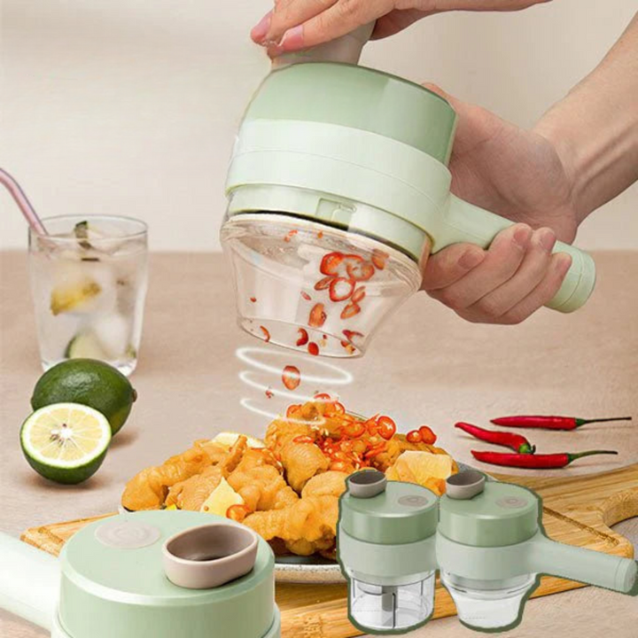 4-i-1 Turbo Kitchen Rocket — Revolusjoner ditt kjøkken og nyt lynrask frihet fra hakkestress! | Luvikno